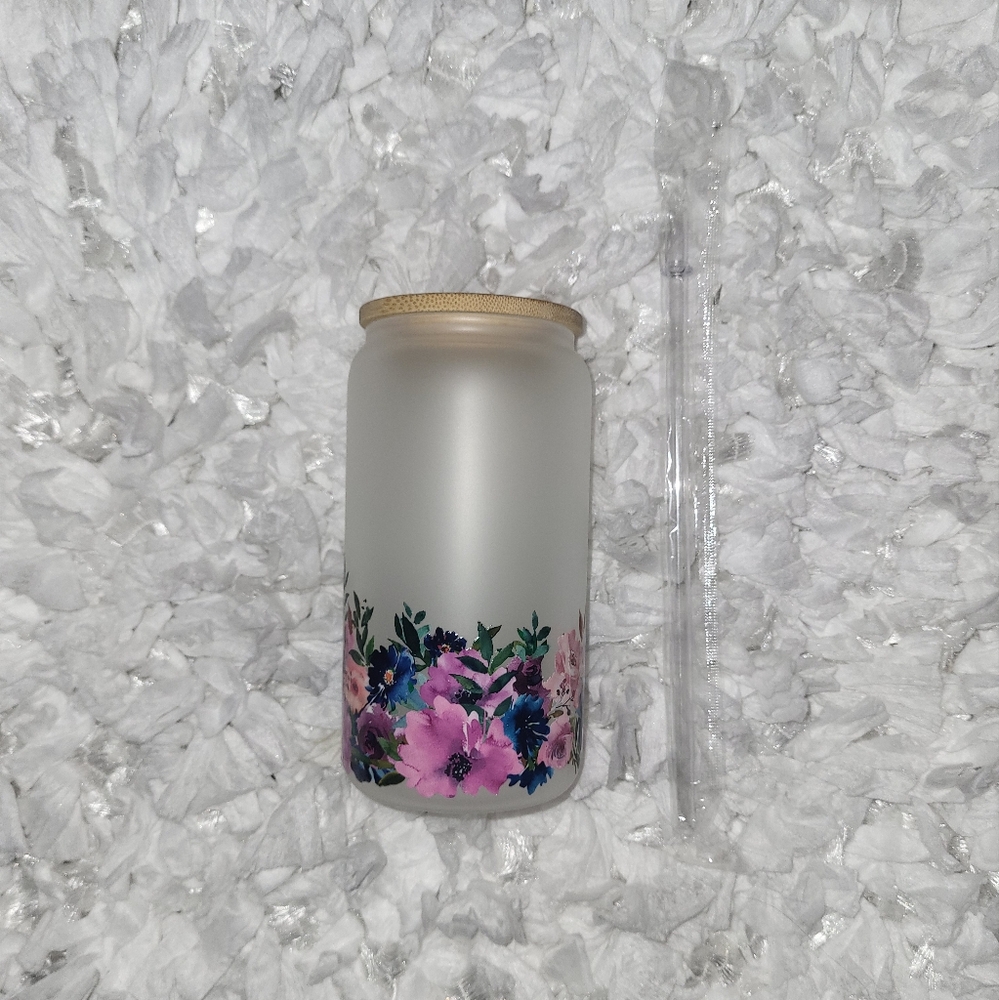 Glass can cup